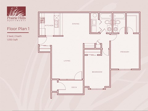 a floor plan of prairie hills apartments